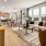 Open space living area with natural lighting
