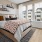 Bedroom with natural lighting and high ceilings